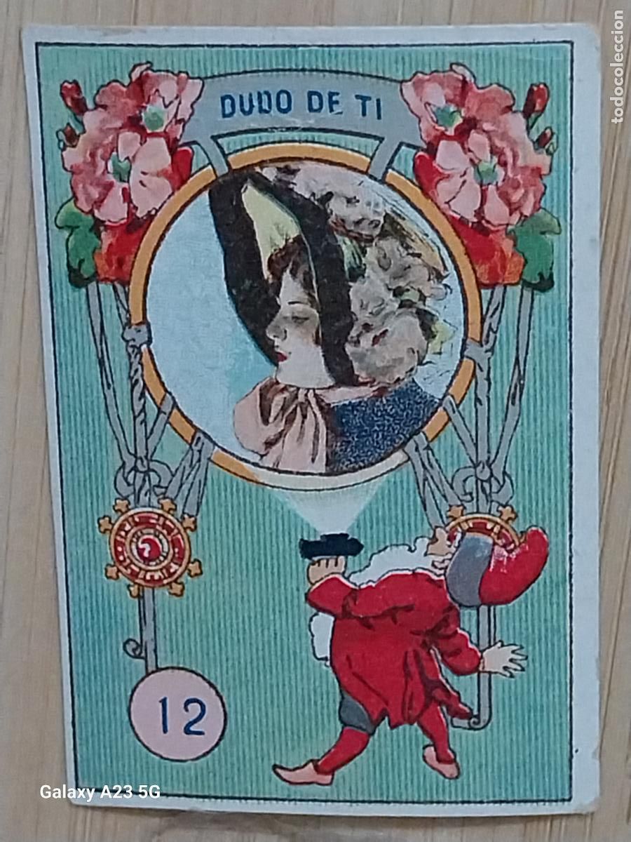 Coleccionismo cromos antiguos: RUEDA FORTUNA PROMOCION CHOCOLATES REY CROMO 12 6.3X4.4CMS ORIGINAL