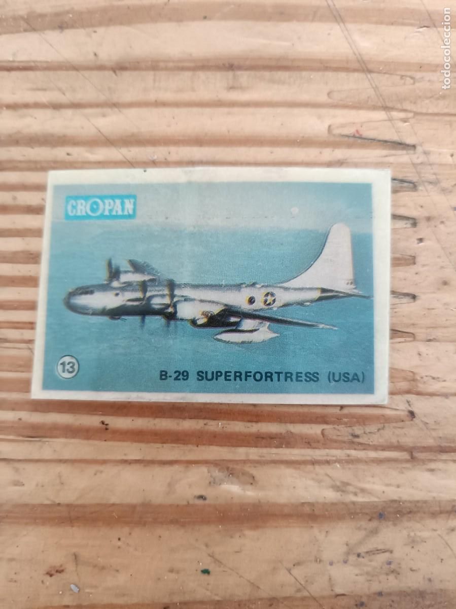 Coleccionismo cromos antiguos: CROMO AVIONES DE COMBATE DE PASTELITOS CROPAN N&ordm; 13
