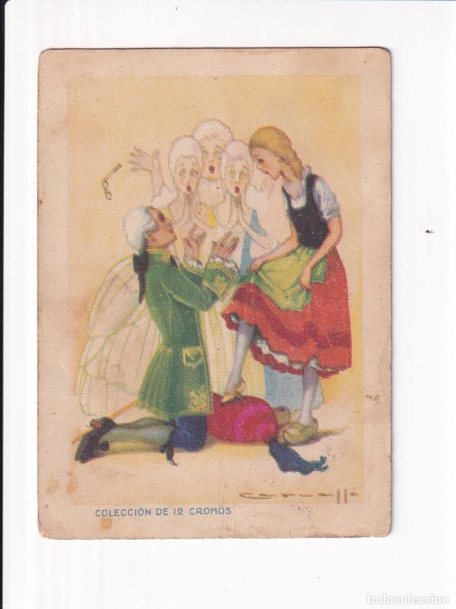 Coleccionismo cromos antiguos: LA CENICIENTA : NUMERO XI .- CHOCOLATES SELECTOS EVARISTO JUNCOSA PA&Ntilde;ELLA