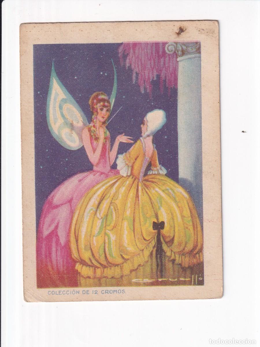 Coleccionismo cromos antiguos: LA CENICIENTA : NUMERO VI .- CHOCOLATES SELECTOS EVARISTO JUNCOSA PA&Ntilde;ELLA