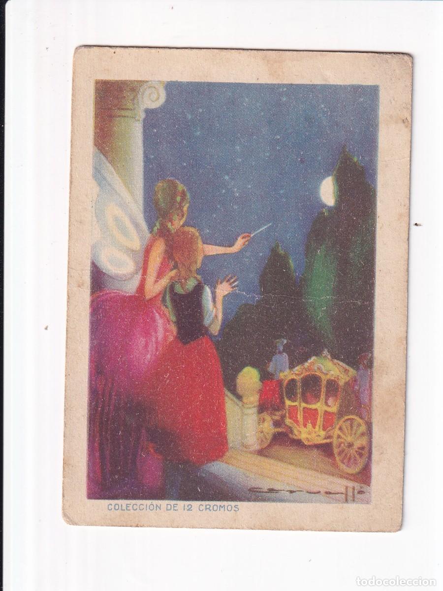 Coleccionismo cromos antiguos: LA CENICIENTA : NUMERO V .- CHOCOLATES SELECTOS EVARISTO JUNCOSA PA&Ntilde;ELLA
