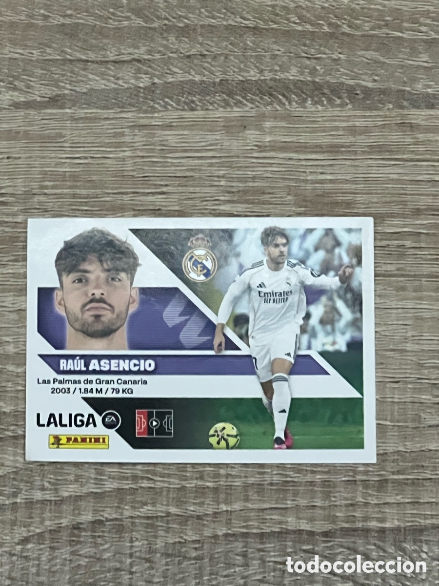 Coleccionismo cromos antiguos: Asencio cromo de la liga este 2026/27 N7 Del Real Madrid