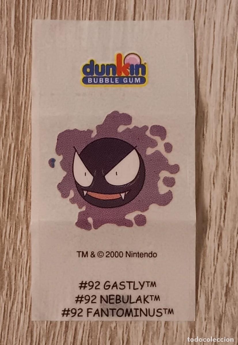 Coleccionismo cromos antiguos: CROMO CHICLE SERIE POKEMON DUNKIN NO MATUTANO NO PANRICO NO CROPAN BIMBO NO PHOSKITOS