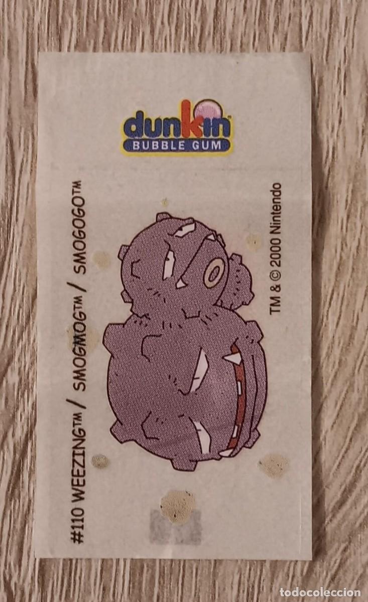 Coleccionismo cromos antiguos: CROMO CHICLE SERIE POKEMON DUNKIN NO MATUTANO NO PANRICO NO CROPAN BIMBO NO PHOSKITOS