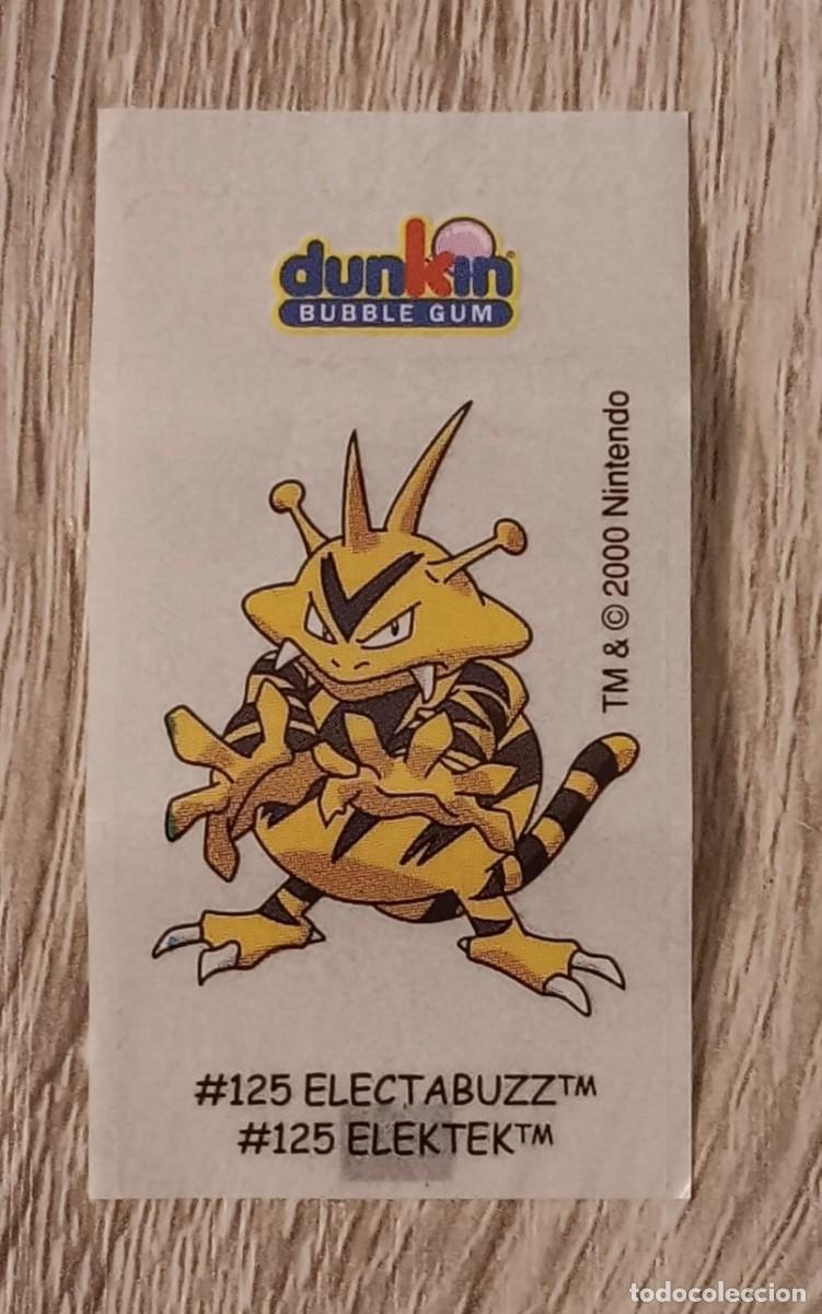 Coleccionismo cromos antiguos: CROMO CHICLE SERIE POKEMON DUNKIN NO MATUTANO NO PANRICO NO CROPAN BIMBO NO PHOSKITOS