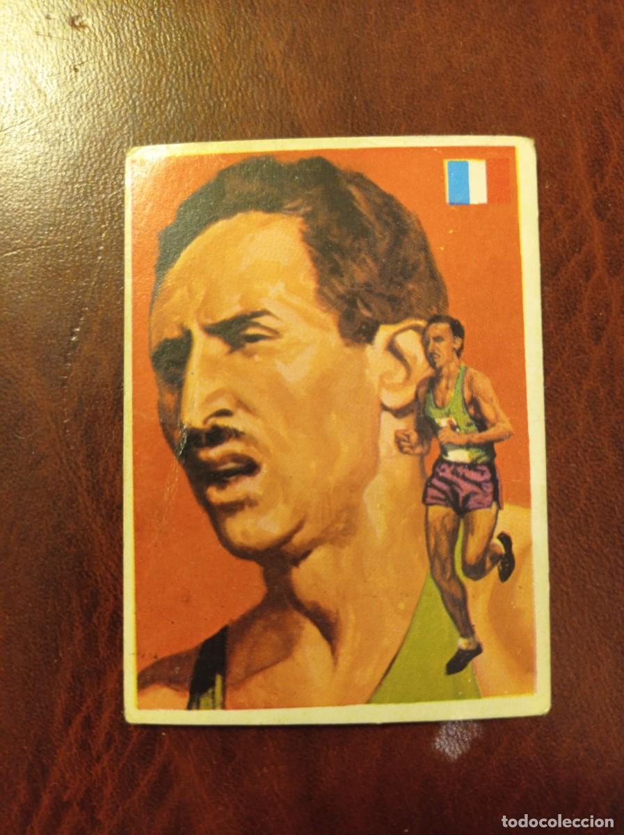 Coleccionismo cromos antiguos: 142 Mimoun - Ases Mundiales del Deporte QUELCOM 1979