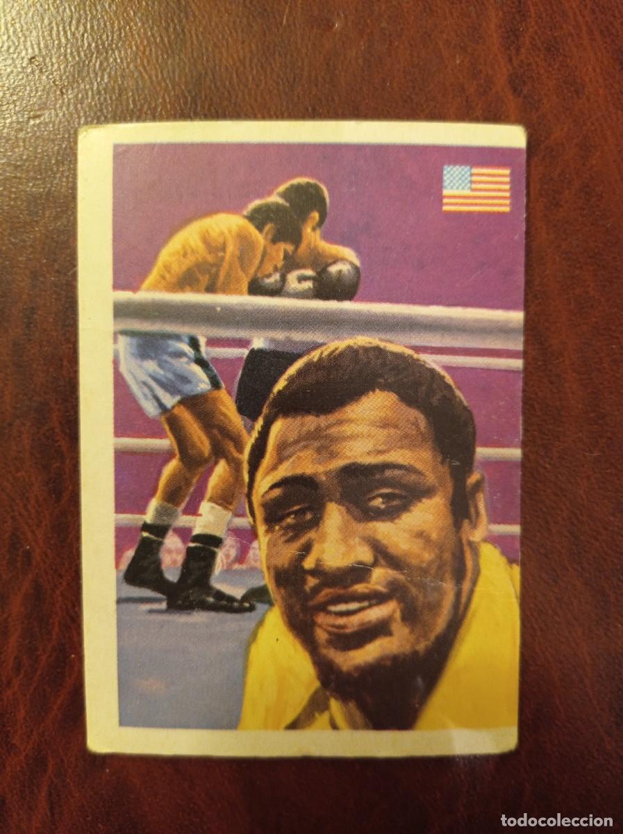 Coleccionismo cromos antiguos: 74 Frazier - Ases Mundiales del Deporte QUELCOM 1979