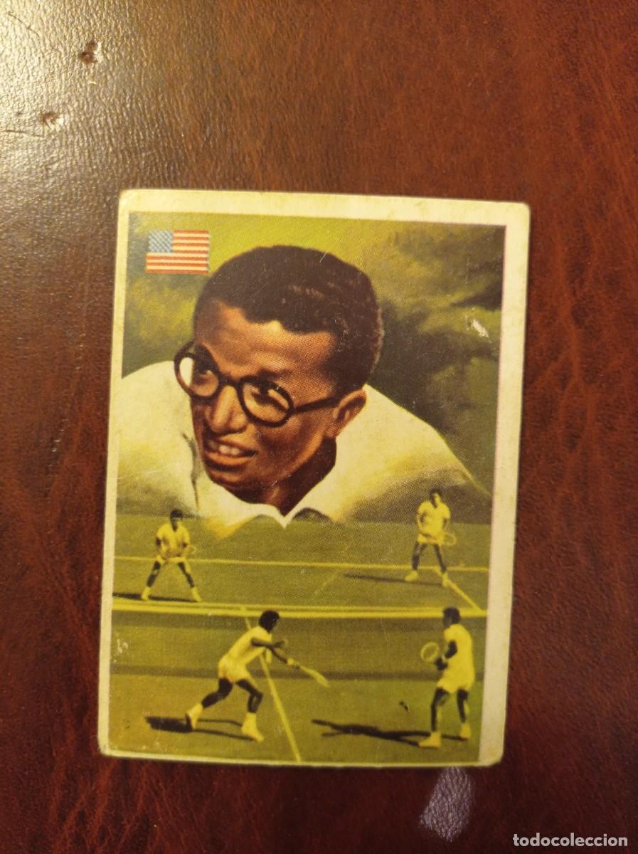 Coleccionismo cromos antiguos: 9 Ashe - Ases Mundiales del Deporte QUELCOM 1979