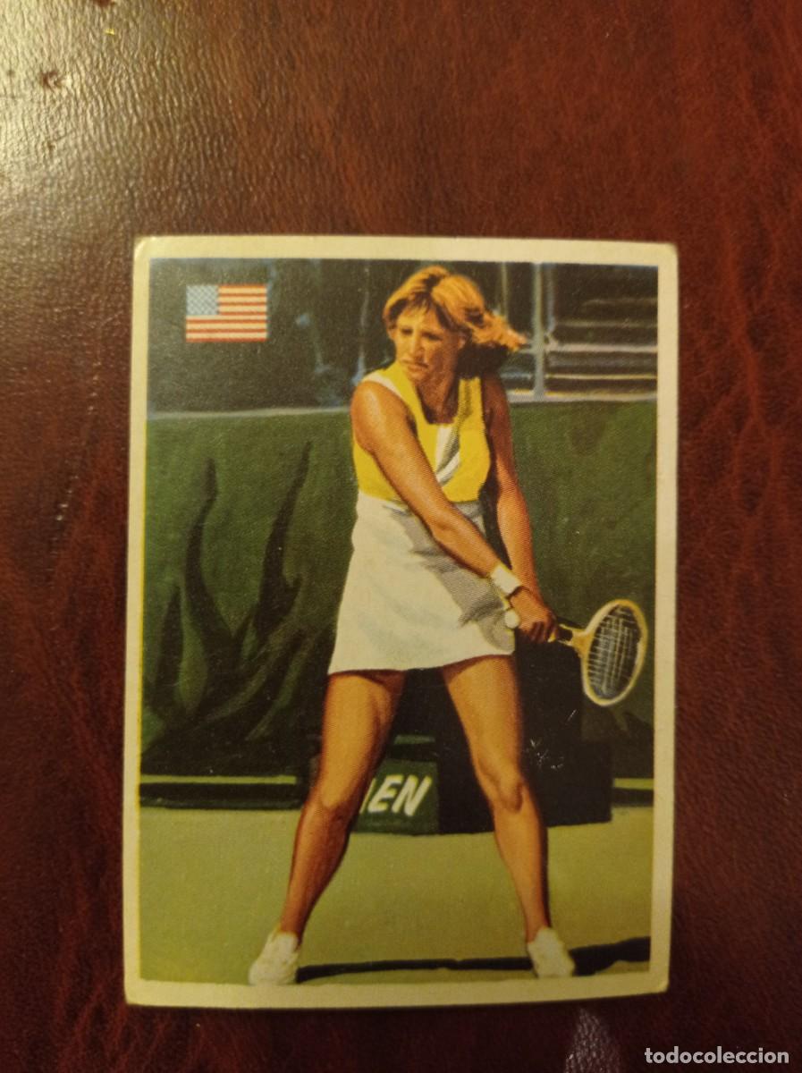 Coleccionismo cromos antiguos: 66 Evert- Ases Mundiales del Deporte QUELCOM 1979