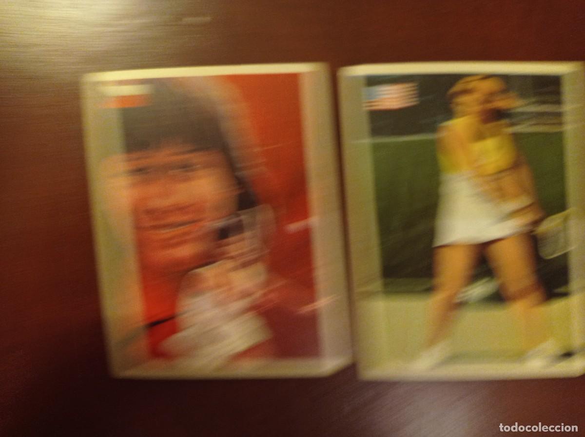 Coleccionismo cromos antiguos: 150 Navratilova - 66 Evert - Ases Mundiales del Deporte QUELCOM 1979
