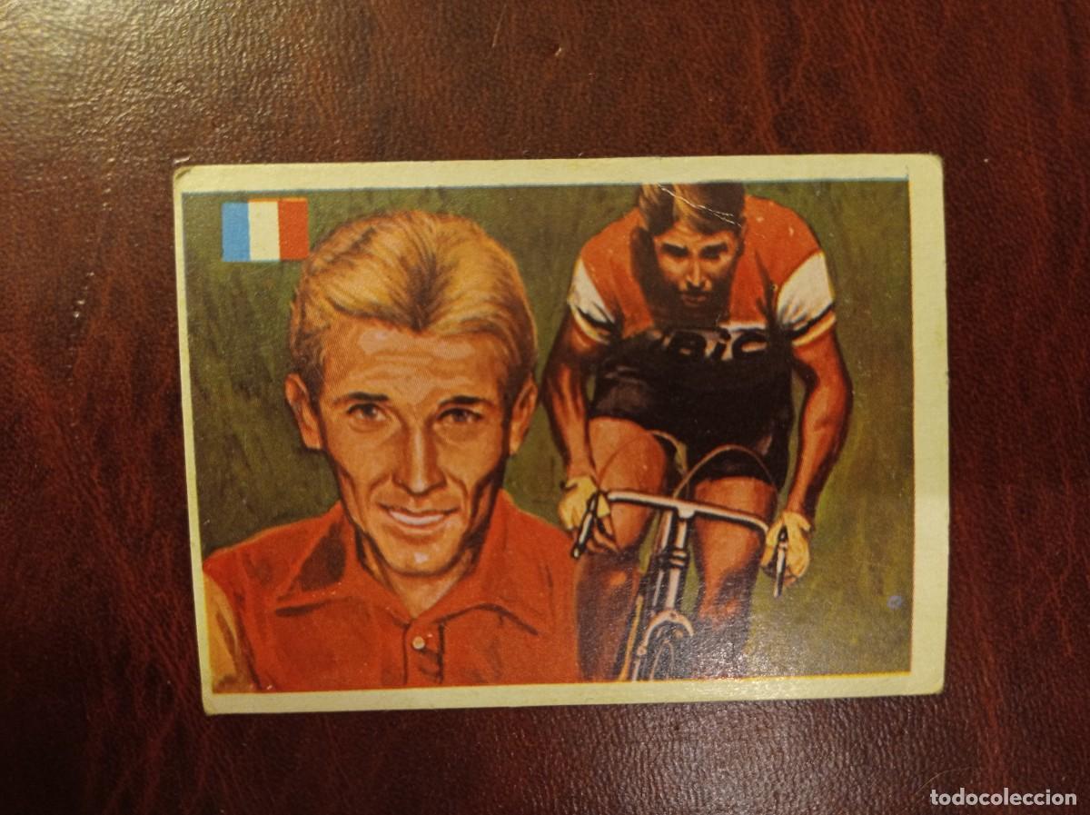 Coleccionismo cromos antiguos: 6 Anquetil - Ases Mundiales del Deporte QUELCOM 1979
