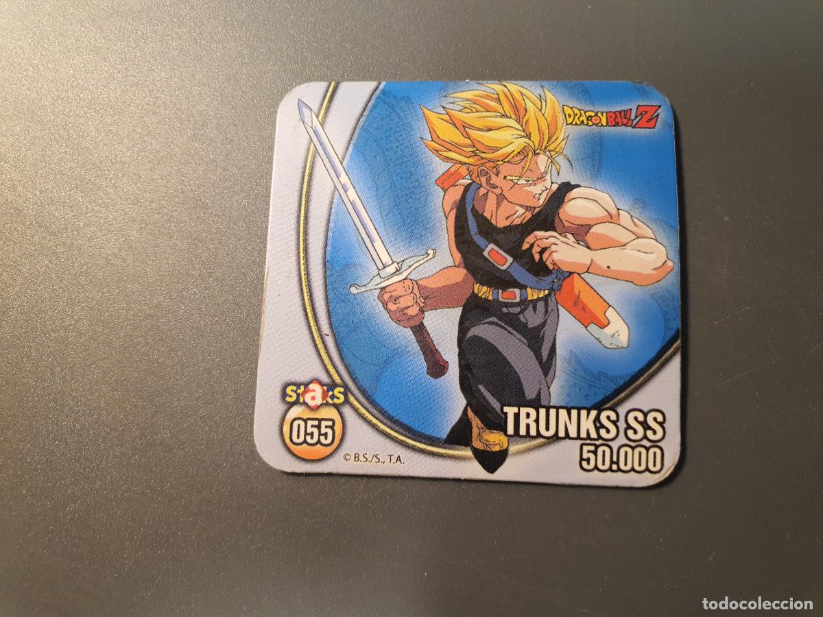 Coleccionismo cromos antiguos: CROMO IMAN STAKS - DRAGON BALL Z - N&ordm; 55