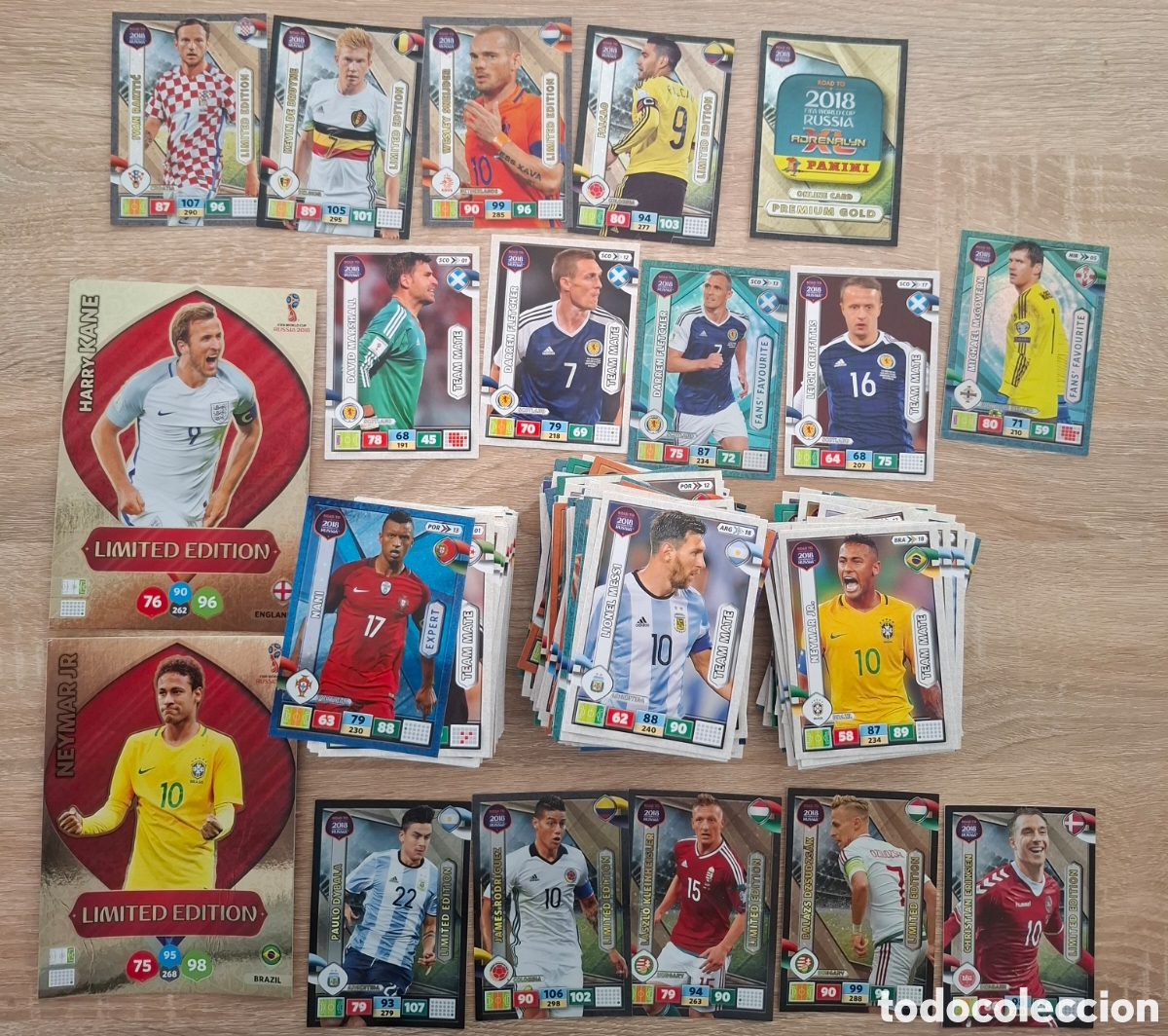 Coleccionismo cromos antiguos: Lote 275 Adrenalyn Road World Cup 2018