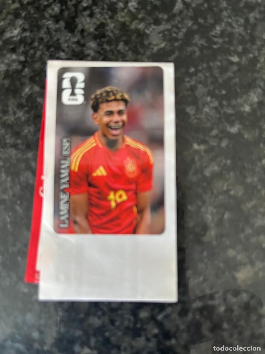 Coleccionismo cromos antiguos: cromo coca cola mundial 2026 LAMINE YAMAL ESP