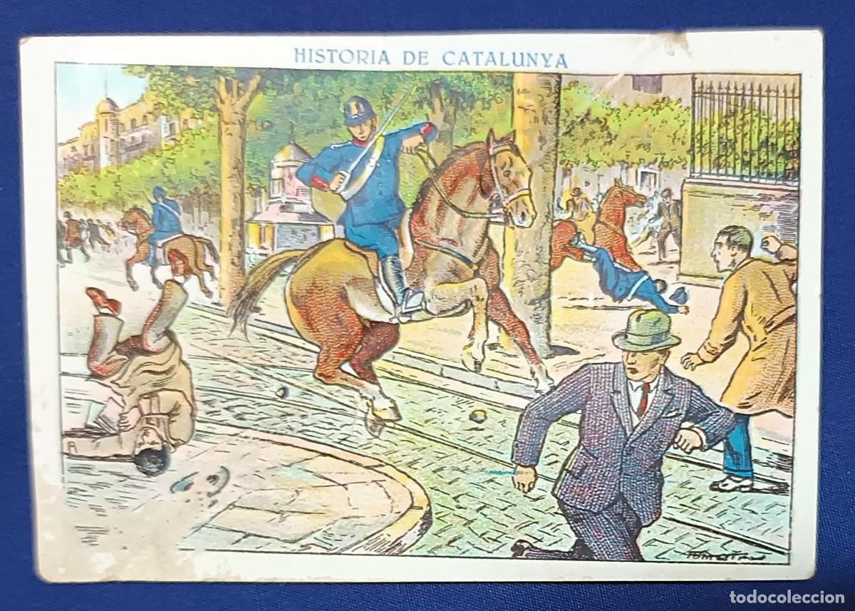 Coleccionismo cromos antiguos: CROMO HISTORIA DE CATALUNYA N&ordm; 111.XOCOLATA JUNCOSA