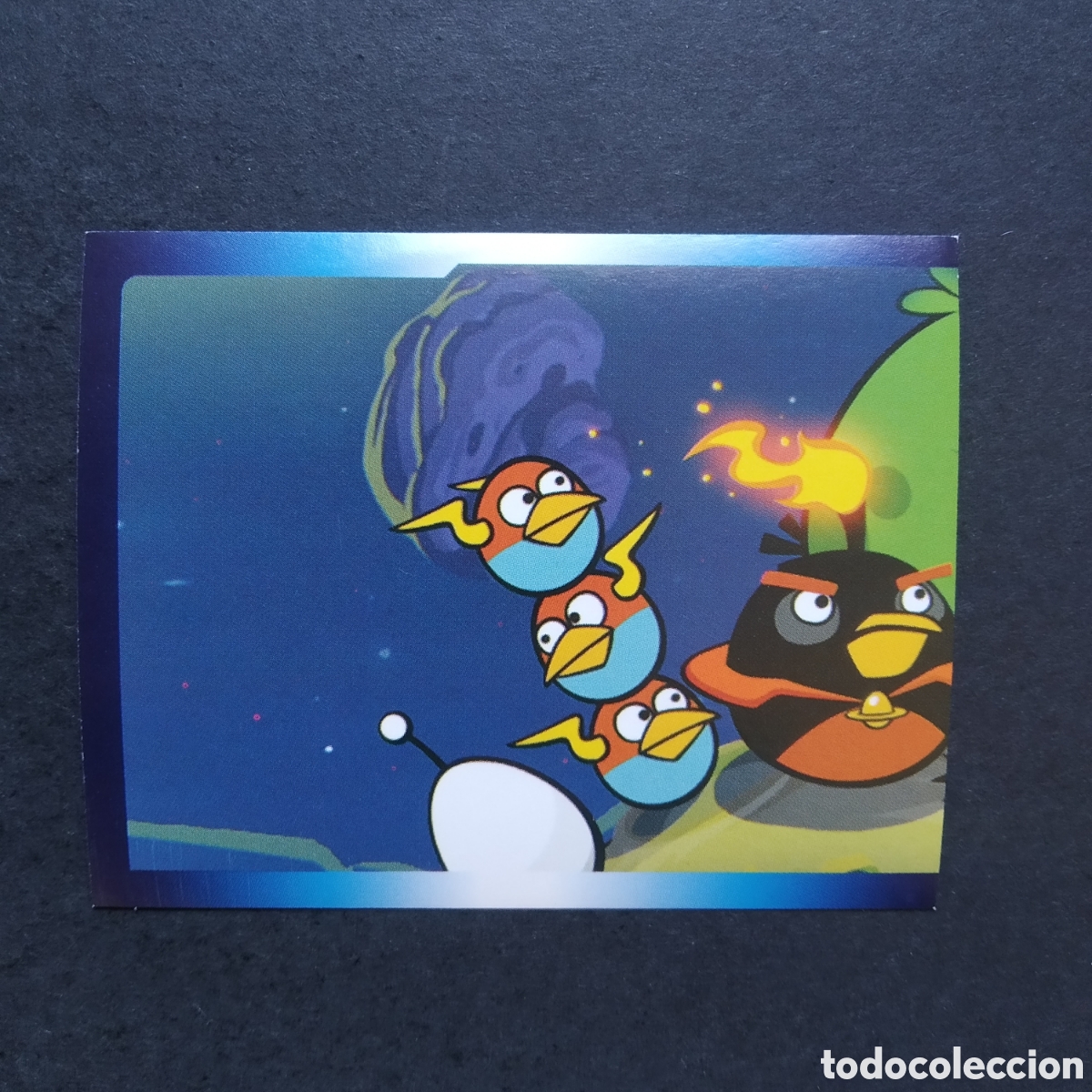 Coleccionismo cromos antiguos: CROMO - N&ordm; 045 - ANGRY BIRDS SPACE - GIROMAX - A&Ntilde;O 2013