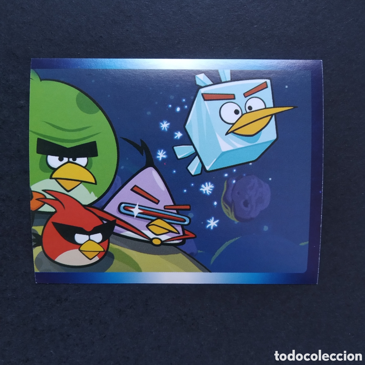 Coleccionismo cromos antiguos: CROMO - N&ordm; 046 - ANGRY BIRDS SPACE - GIROMAX - A&Ntilde;O 2013