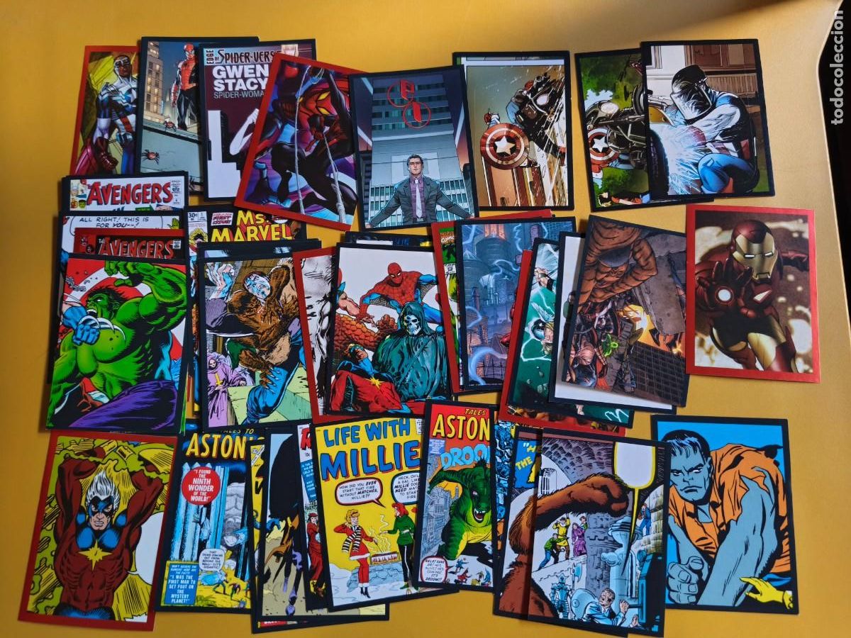 Sammeln alte Sammelbilder: marvel 80 years, lote 49 cromos. 2020