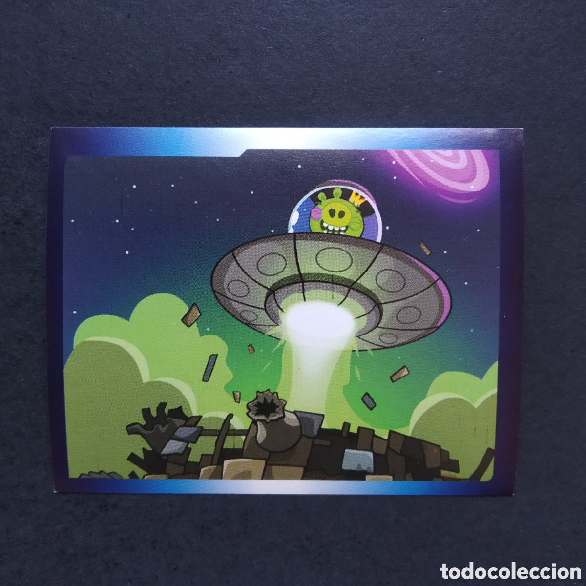 Coleccionismo cromos antiguos: CROMO - N&ordm; 097 - ANGRY BIRDS SPACE - GIROMAX - A&Ntilde;O 2013