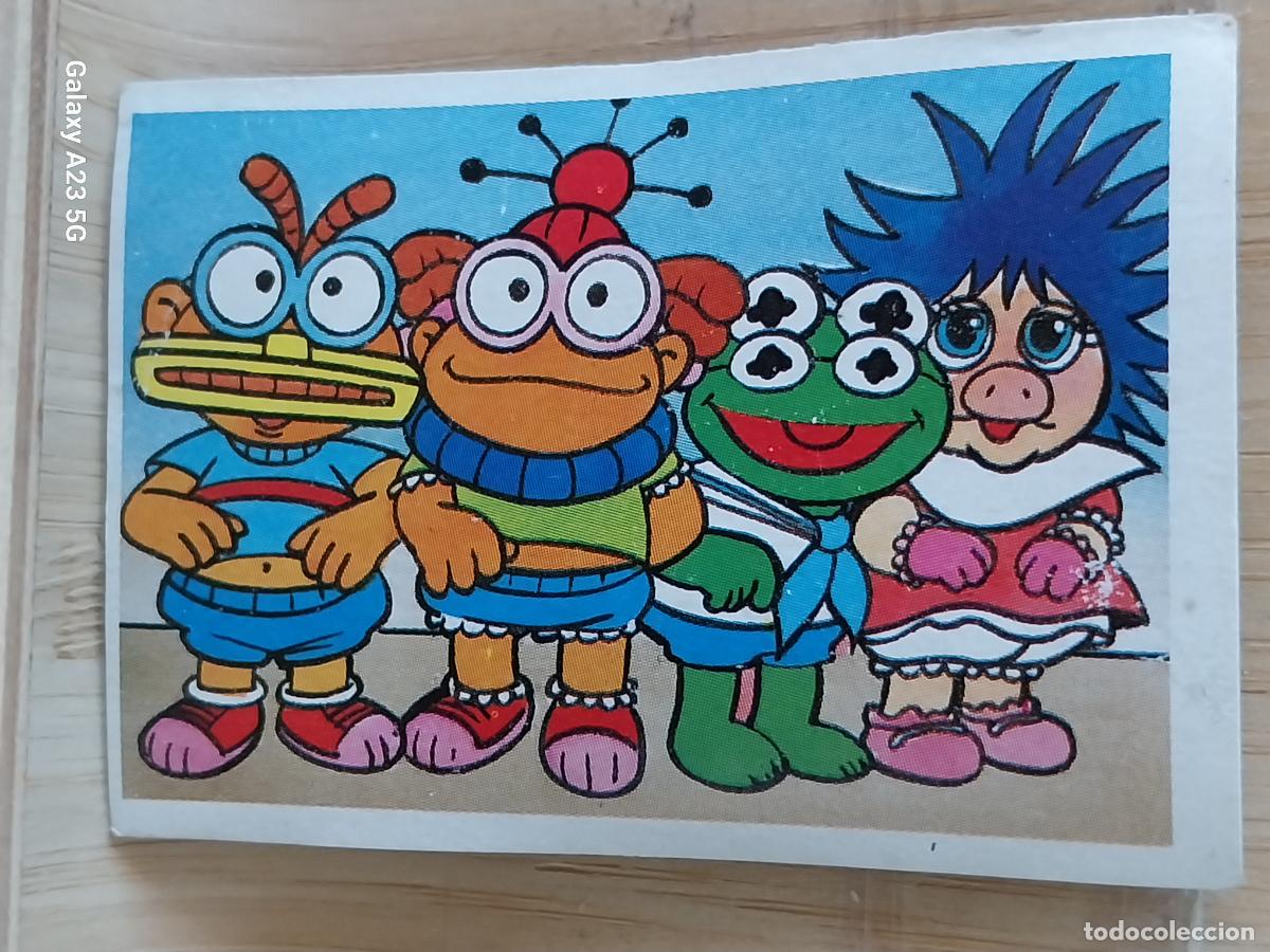 Coleccionismo cromos antiguos: PEQUE&Ntilde;ECOS BARRIO SESAMO SESAME STREET ED ESTE 1986 CROMO 173 JUGANDO ET ORIGINAL RECUPERADO