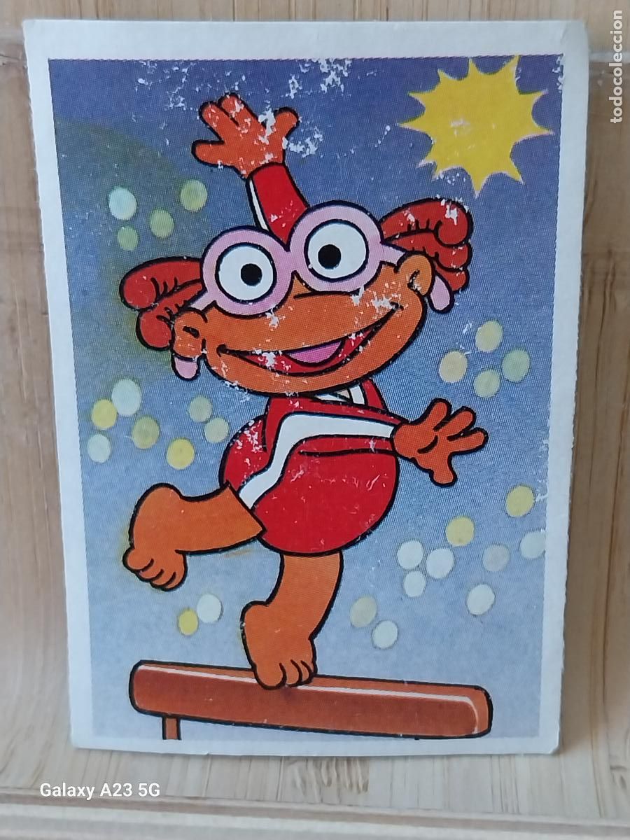 Coleccionismo cromos antiguos: PEQUE&Ntilde;ECOS BARRIO SESAMO SESAME STREET ED ESTE 1986 CROMO 172 SKEETER ORIGINAL RECUPERADO