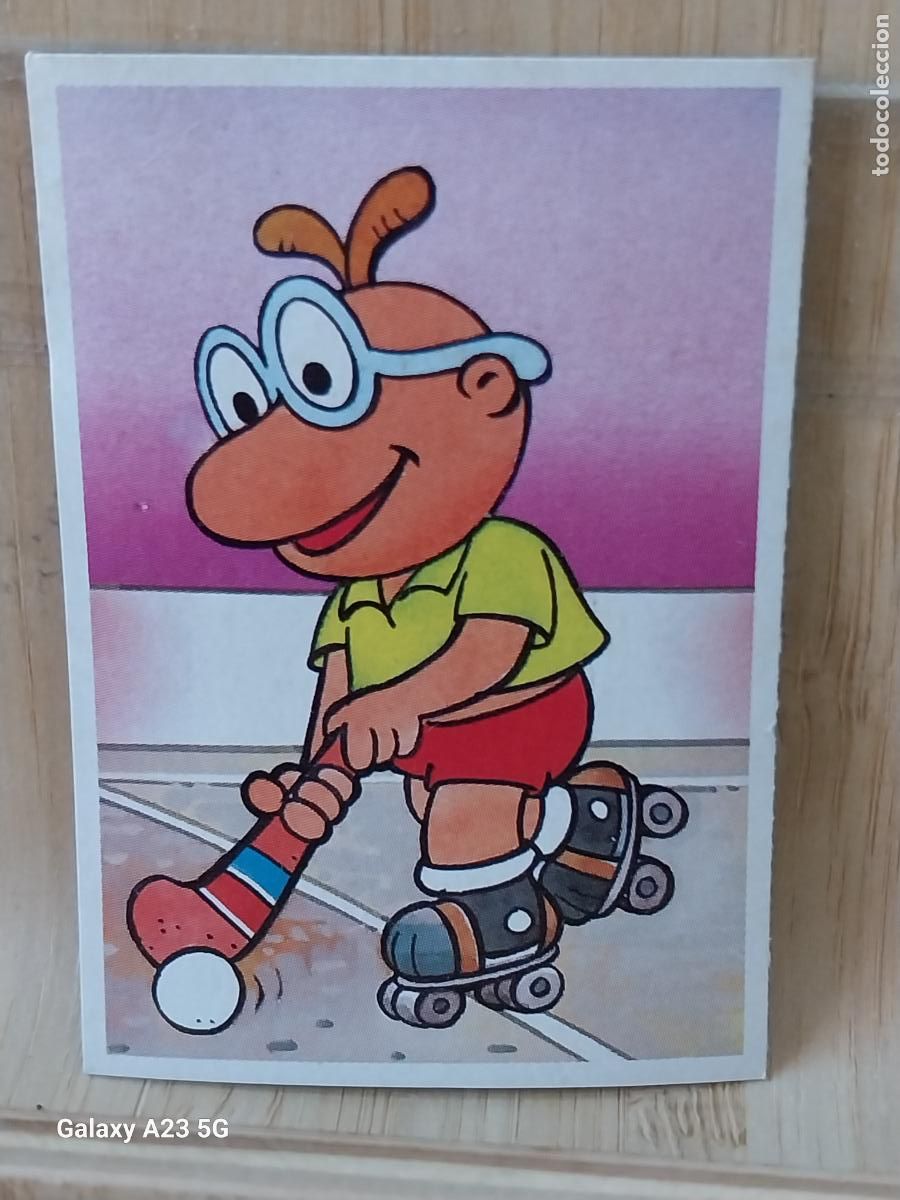 Coleccionismo cromos antiguos: PEQUE&Ntilde;ECOS BARRIO SESAMO SESAME STREET ED ESTE 1986 CROMO 157 SCOOTER SURF ORIGINAL RECUPERADO