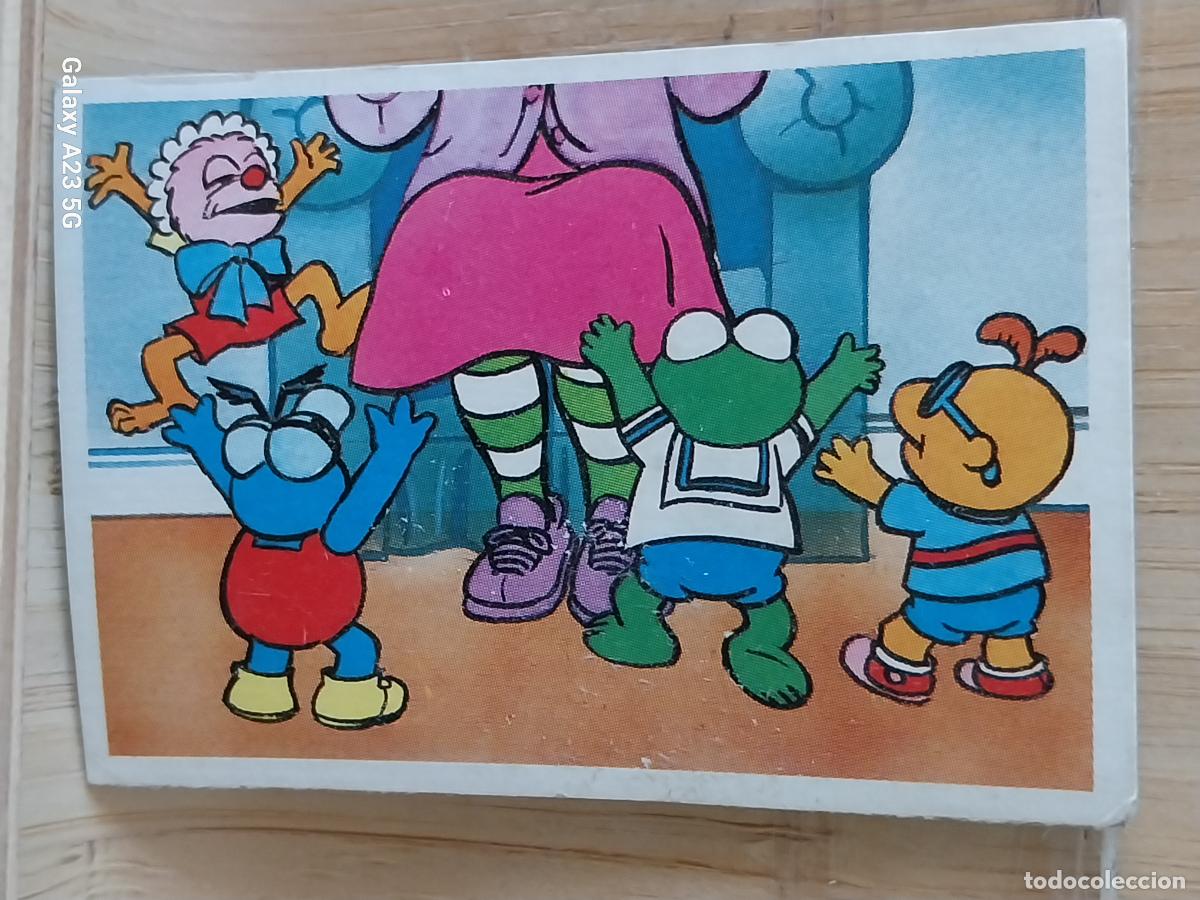 Coleccionismo cromos antiguos: PEQUE&Ntilde;ECOS BARRIO SESAMO SESAME STREET ED ESTE 1986 CROMO 154 ORIGINAL RECUPERADO