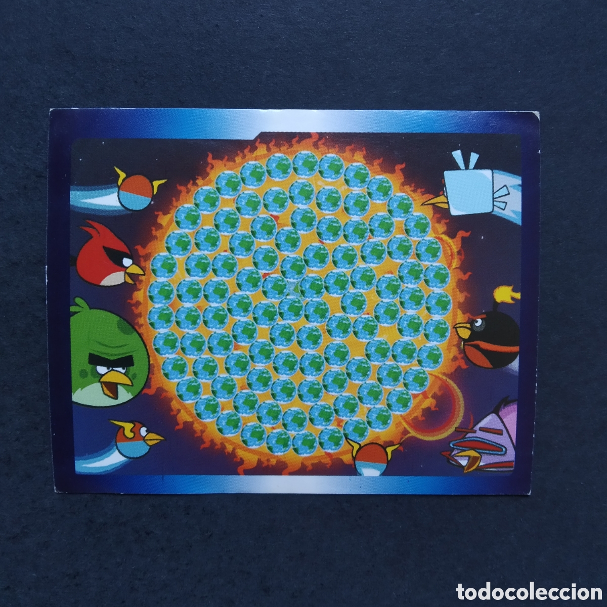 Colecionismo Cromos antigos: CROMO - N&ordm; 129 - ANGRY BIRDS SPACE - GIROMAX - A&Ntilde;O 2013