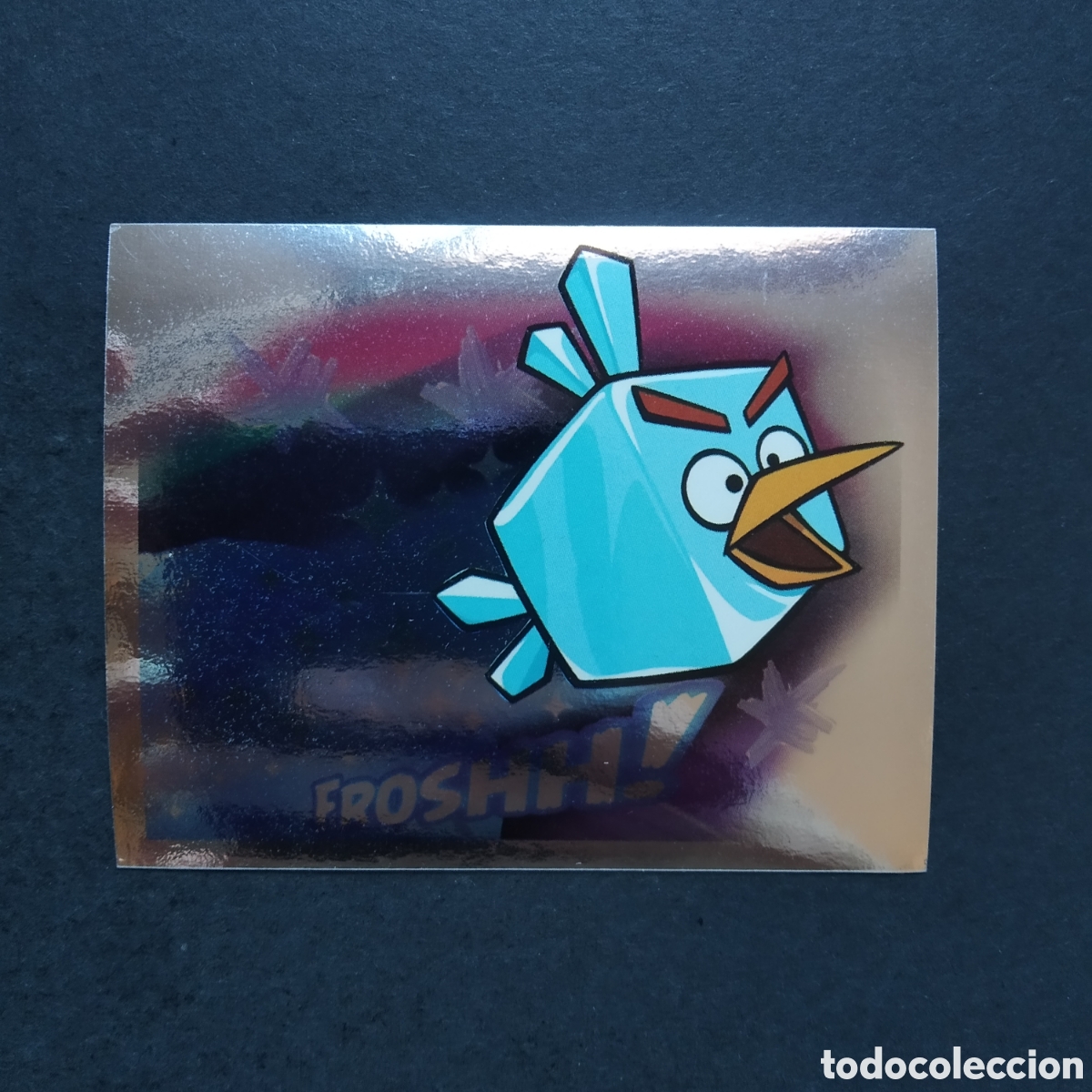 Colecionismo Cromos antigos: CROMO - N&ordm; B - ANGRY BIRDS SPACE - GIROMAX - A&Ntilde;O 2013