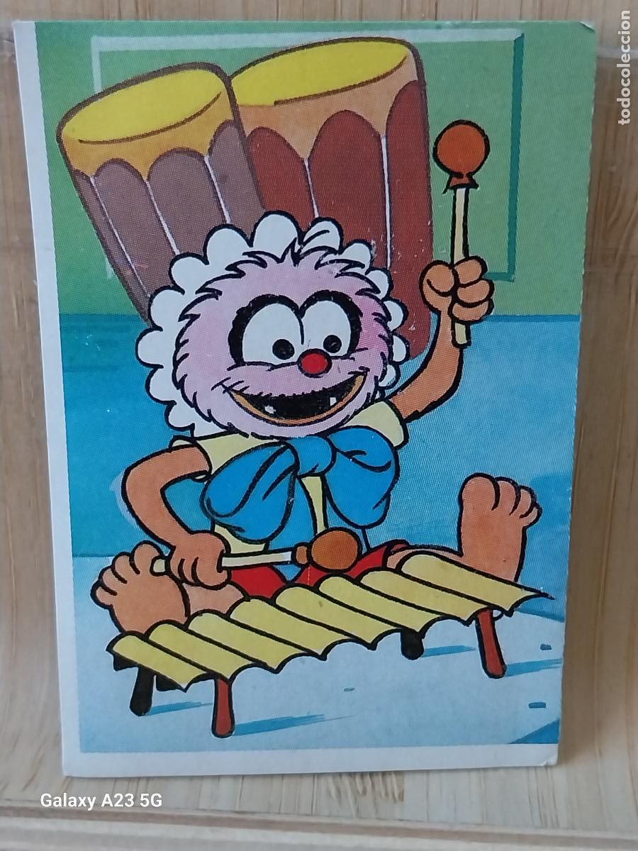 Coleccionismo cromos antiguos: PEQUE&Ntilde;ECOS BARRIO SESAMO SESAME STREET ED ESTE 1986 CROMO 87 RODOLFO ORIGINAL RECUPERADO