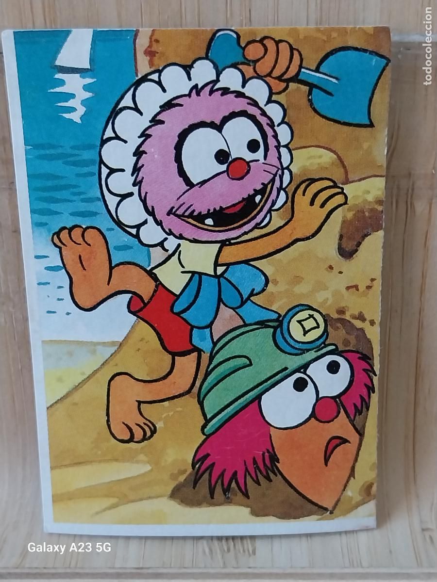 Coleccionismo cromos antiguos: PEQUE&Ntilde;ECOS BARRIO SESAMO SESAME STREET ED ESTE 1986 CROMO 81 ORIGINAL RECUPERADO