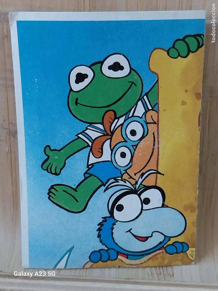 Coleccionismo cromos antiguos: PEQUE&Ntilde;ECOS BARRIO SESAMO SESAME STREET ED ESTE 1986 CROMO 78 ORIGINAL RECUPERADO