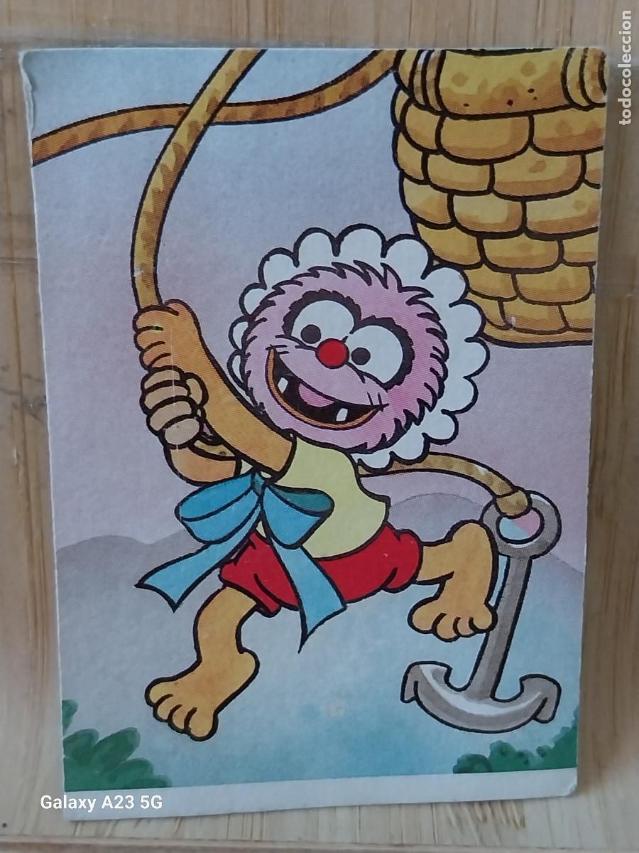 Coleccionismo cromos antiguos: PEQUE&Ntilde;ECOS BARRIO SESAMO SESAME STREET ED ESTE 1986 CROMO 76 ORIGINAL RECUPERADO
