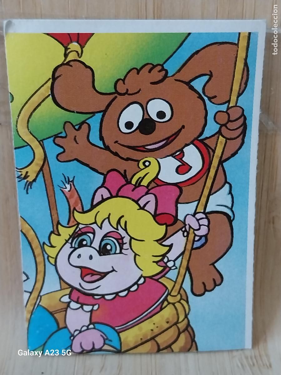 Coleccionismo cromos antiguos: PEQUE&Ntilde;ECOS BARRIO SESAMO SESAME STREET ED ESTE 1986 CROMO 74 ORIGINAL RECUPERADO