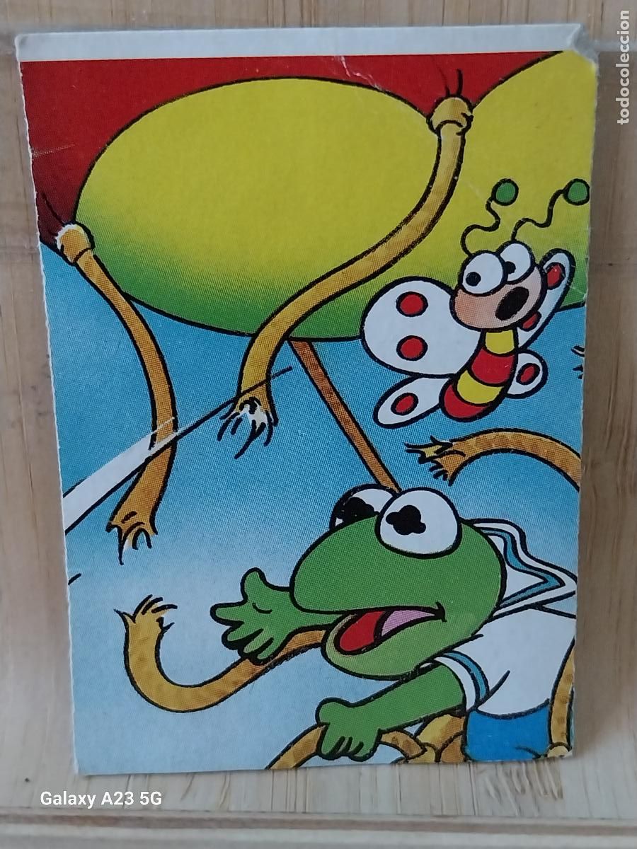 Coleccionismo cromos antiguos: PEQUE&Ntilde;ECOS BARRIO SESAMO SESAME STREET ED ESTE 1986 CROMO 73 ORIGINAL RECUPERADO