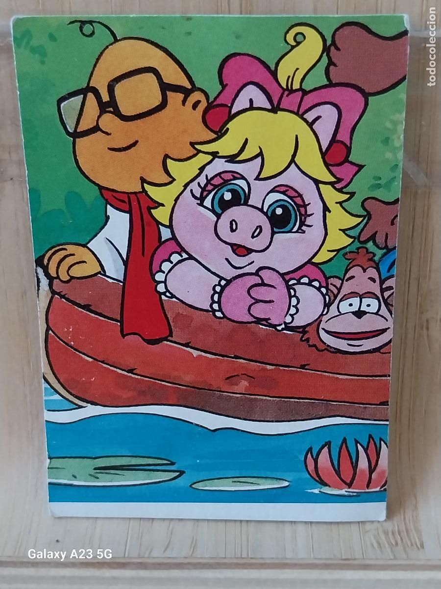 Coleccionismo cromos antiguos: PEQUE&Ntilde;ECOS BARRIO SESAMO SESAME STREET ED ESTE 1986 CROMO 70 ORIGINAL RECUPERADO