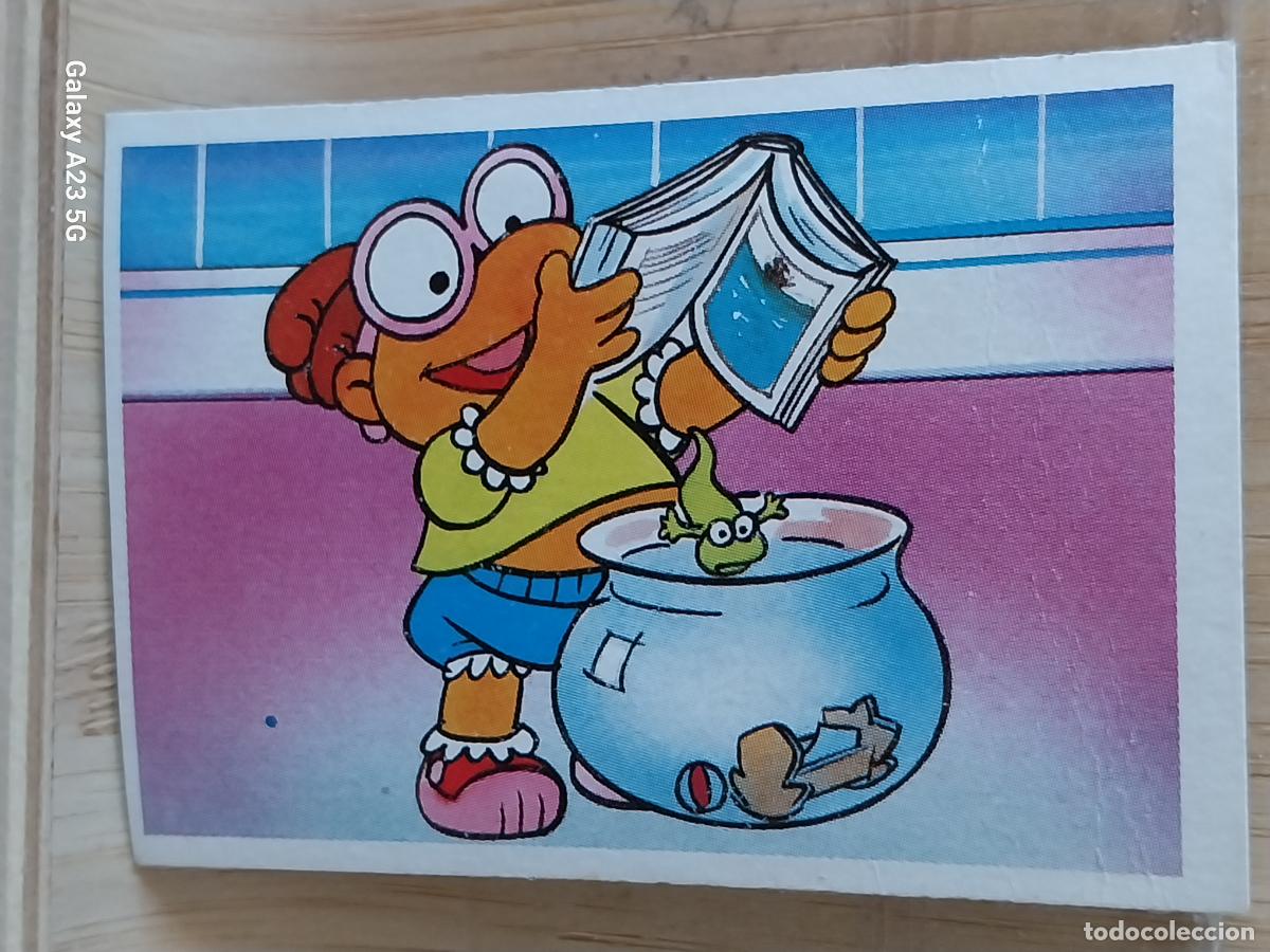 Coleccionismo cromos antiguos: PEQUE&Ntilde;ECOS BARRIO SESAMO SESAME STREET ED ESTE 1986 CROMO 64 SKEETER ORIGINAL RECUPERADO