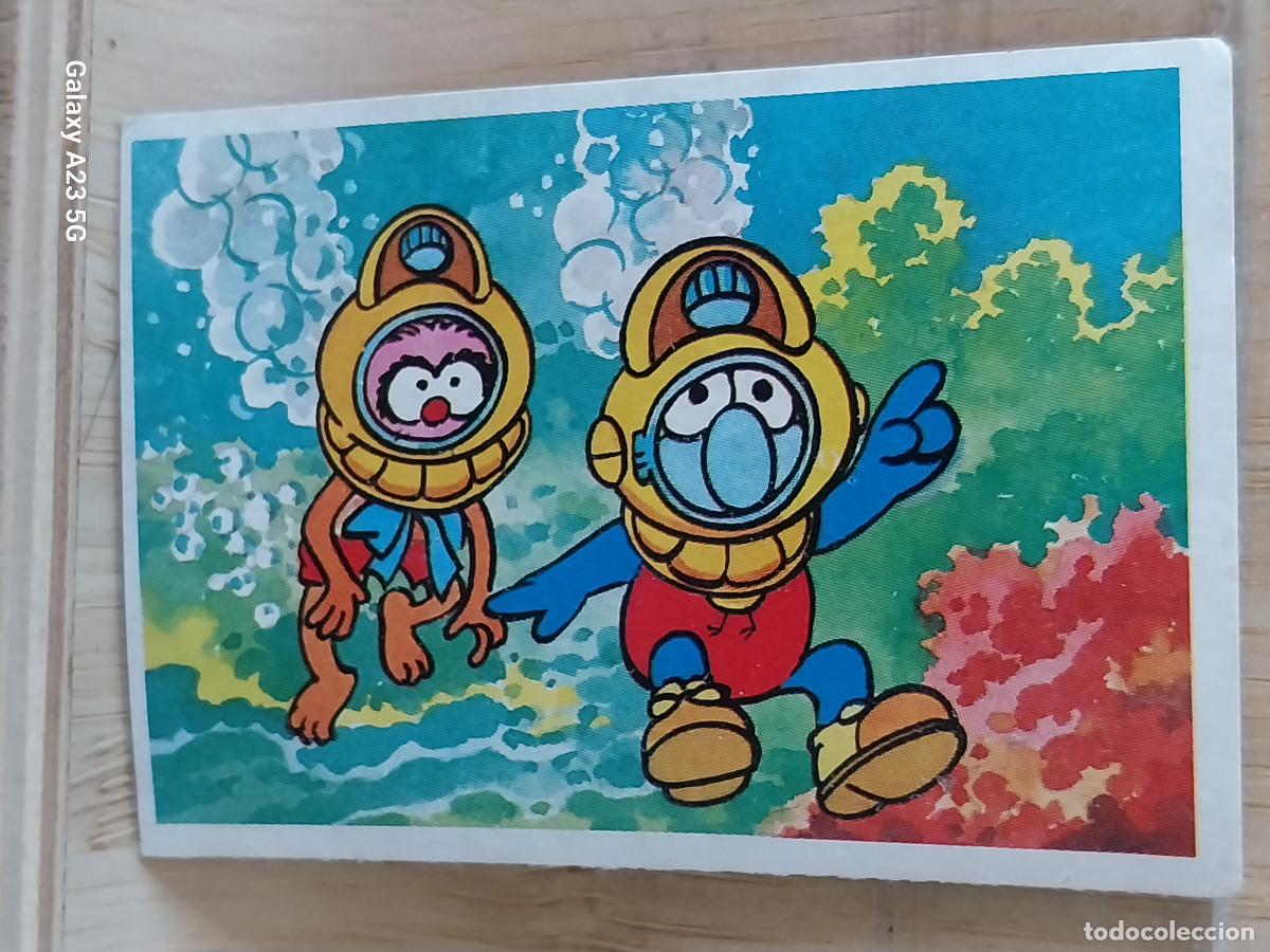 Coleccionismo cromos antiguos: PEQUE&Ntilde;ECOS BARRIO SESAMO SESAME STREET ED ESTE 1986 CROMO 57 ORIGINAL RECUPERADO
