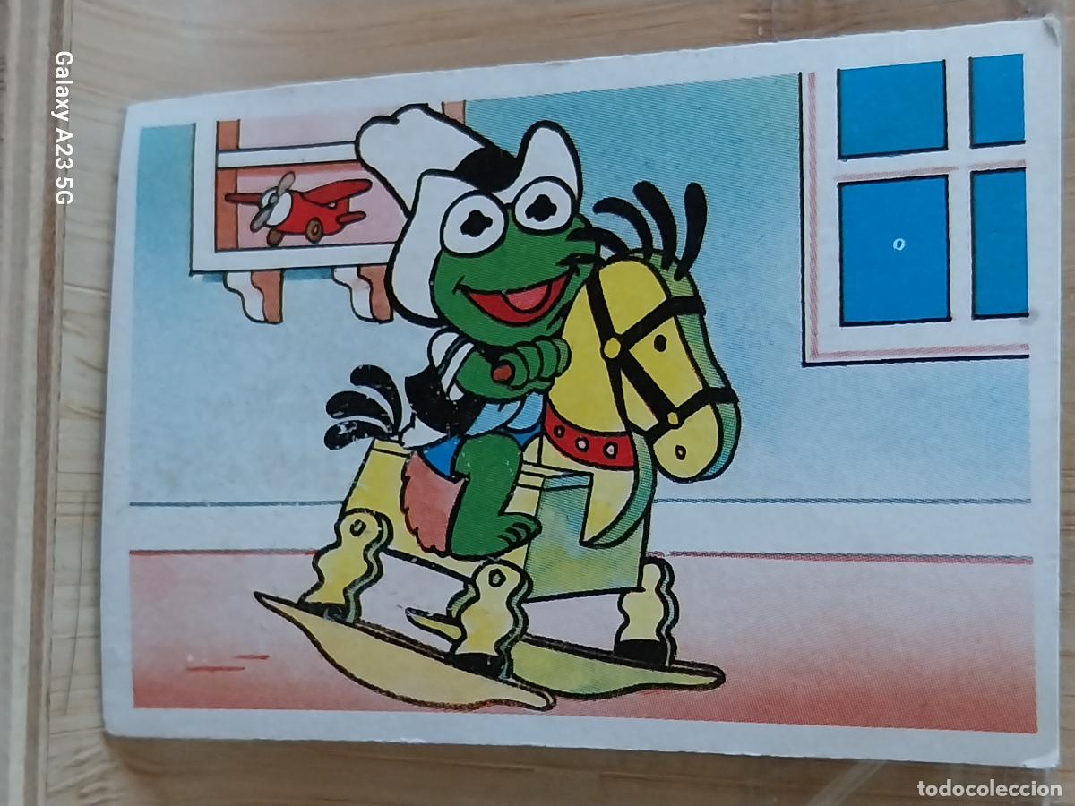 Coleccionismo cromos antiguos: PEQUE&Ntilde;ECOS BARRIO SESAMO SESAME STREET ED ESTE 1986 CROMO 50 ORIGINAL RECUPERADO