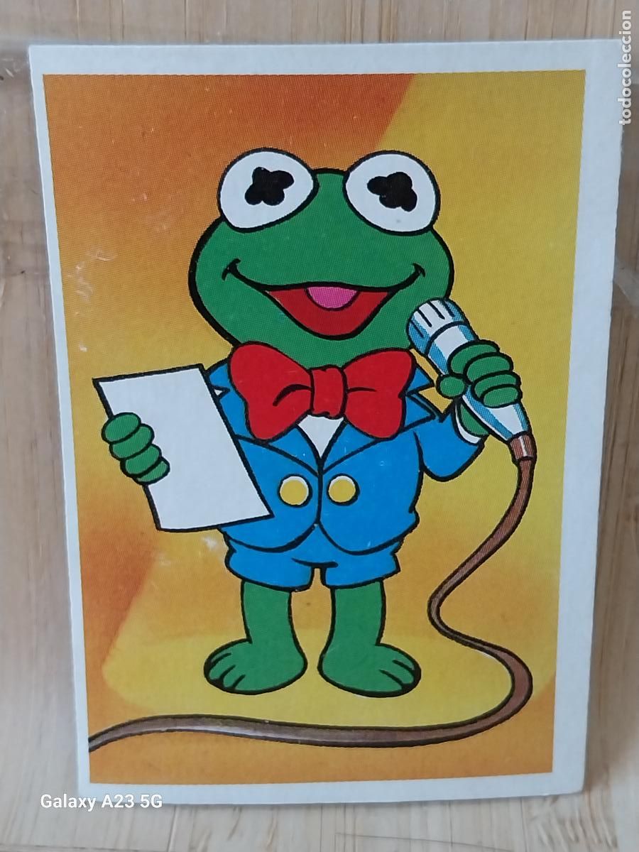 Coleccionismo cromos antiguos: PEQUE&Ntilde;ECOS BARRIO SESAMO SESAME STREET ED ESTE 1986 CROMO 48 gustavo ORIGINAL RECUPERADO