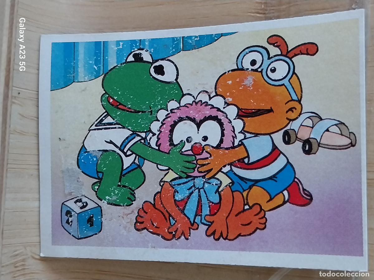 Coleccionismo cromos antiguos: PEQUE&Ntilde;ECOS BARRIO SESAMO SESAME STREET ED ESTE 1986 CROMO 22 ORIGINAL RECUPERADO