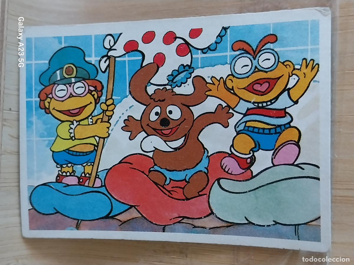 Coleccionismo cromos antiguos: PEQUE&Ntilde;ECOS BARRIO SESAMO SESAME STREET ED ESTE 1986 CROMO 13 ORIGINAL RECUPERADO