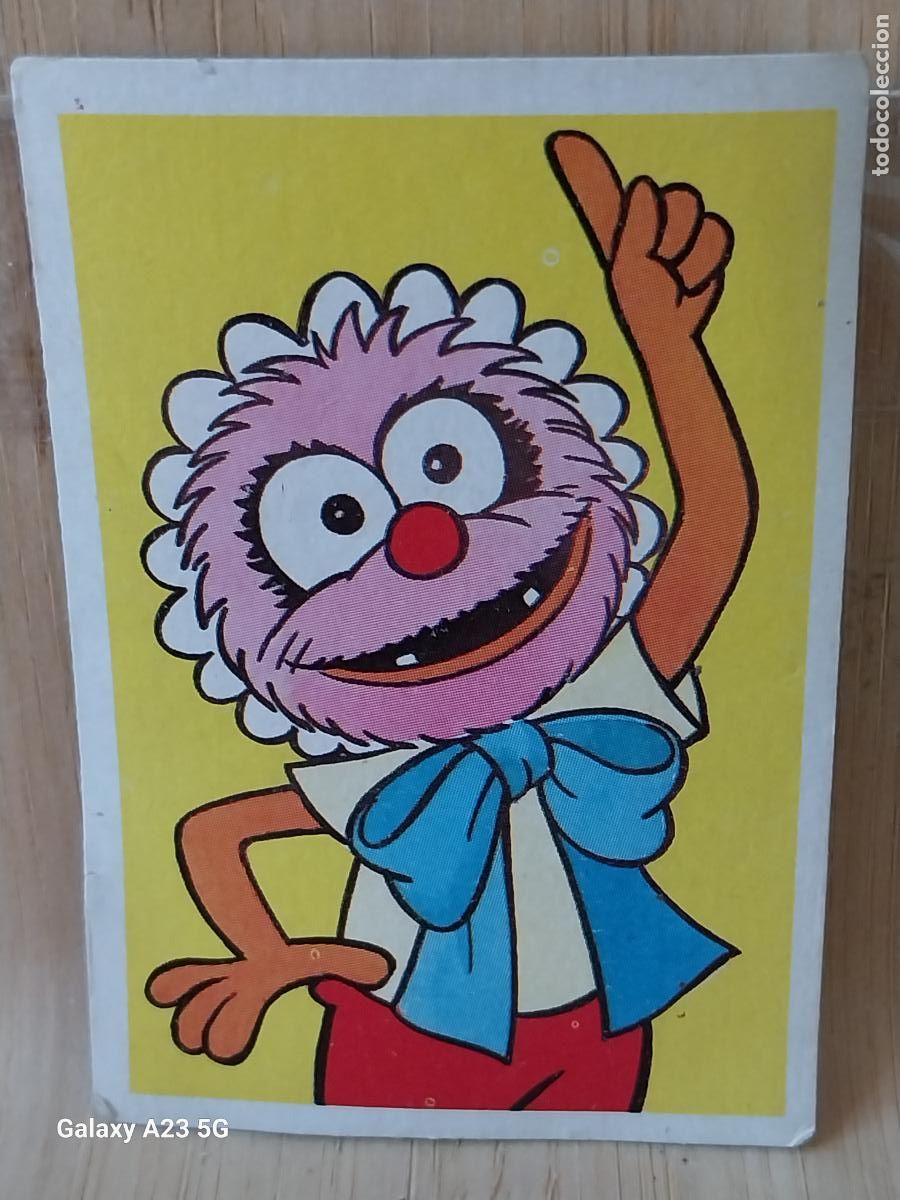 Coleccionismo cromos antiguos: PEQUE&Ntilde;ECOS BARRIO SESAMO SESAME STREET ED ESTE 1986 CROMO 8 ANIMAL ORIGINAL RECUPERADO