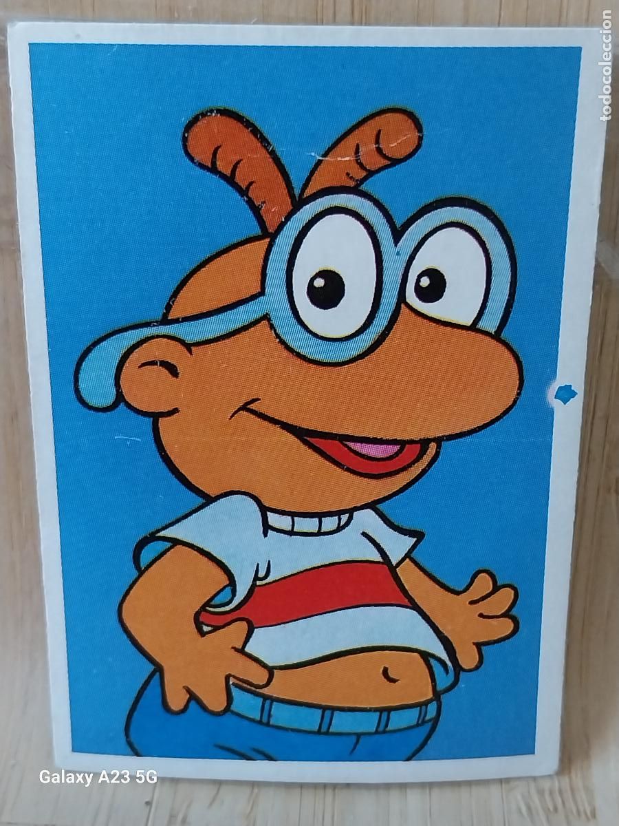 Coleccionismo cromos antiguos: PEQUE&Ntilde;ECOS BARRIO SESAMO SESAME STREET ED ESTE 1986 CROMO 6 SCOOTER ORIGINAL RECUPERADO