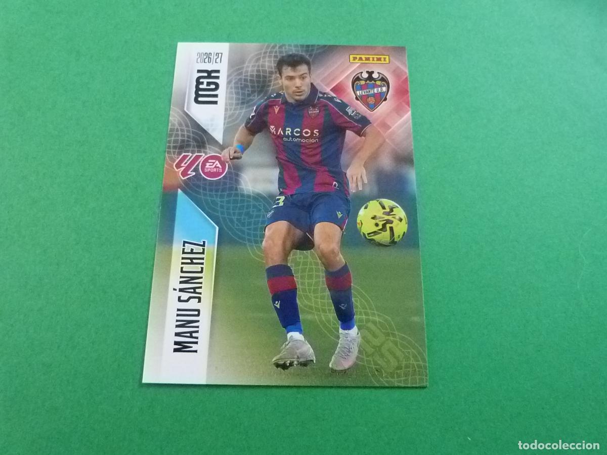 Coleccionismo cromos antiguos: TRADING CARD FUTBOL MANU SANCHEZ LEVANTE U.D. N&ordm; 206 LIGA MEGACRACKS 2026-2027/26-27 PANINI