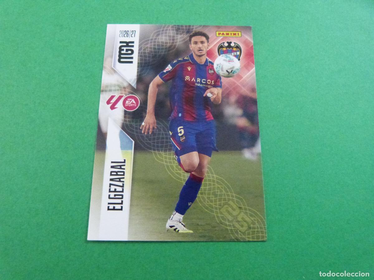 Coleccionismo cromos antiguos: TRADING CARD FUTBOL ELGEZABAL LEVANTE U.D. N&ordm; 204 LIGA MEGACRACKS 2026-2027/26-27 PANINI