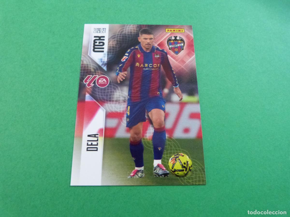 Coleccionismo cromos antiguos: TRADING CARD FUTBOL DELA LEVANTE U.D. N&ordm; 203 LIGA MEGACRACKS 2026-2027/26-27 PANINI