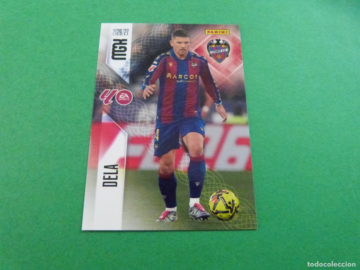 Coleccionismo cromos antiguos: TRADING CARD FUTBOL DELA LEVANTE U.D. N&ordm; 203 LIGA MEGACRACKS 2026-2027/26-27 PANINI