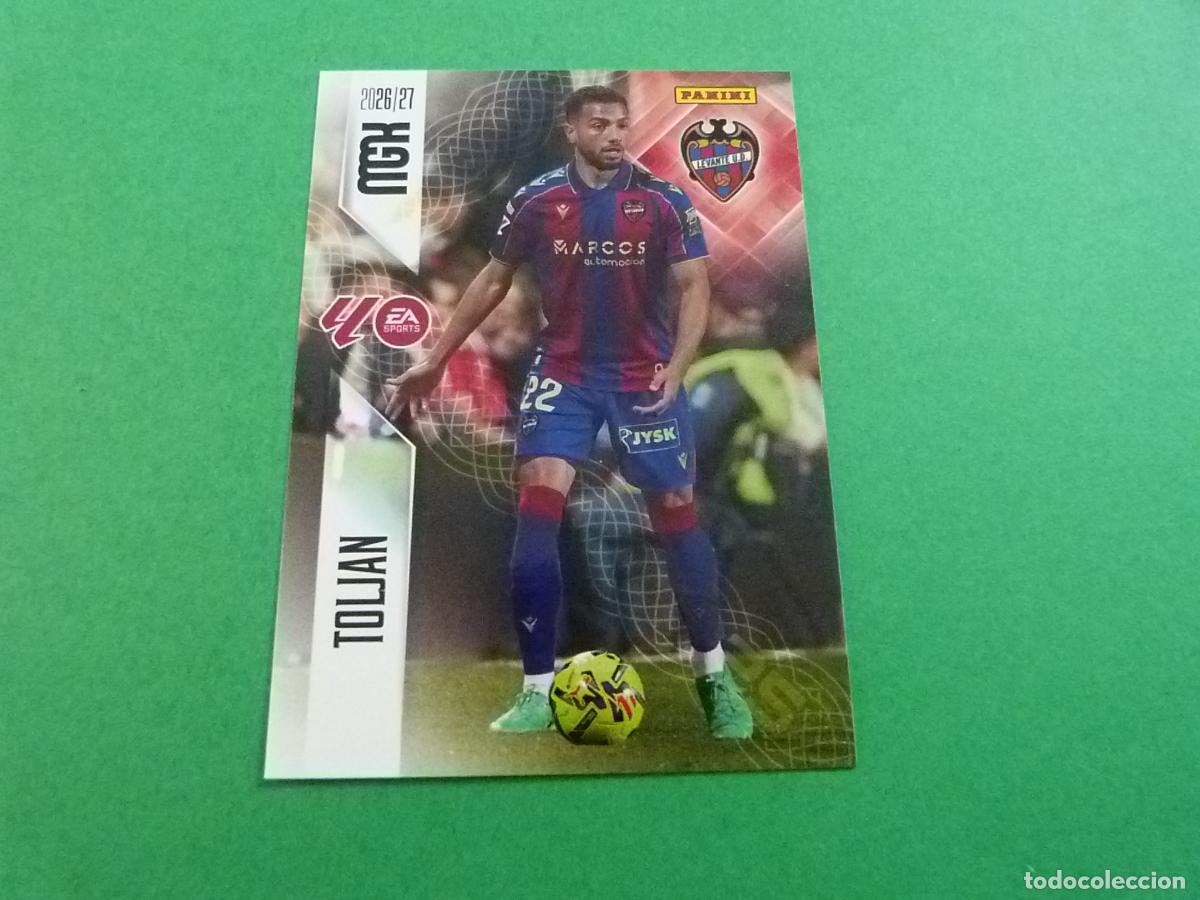 Coleccionismo cromos antiguos: TRADING CARD FUTBOL TOLJAN LEVANTE U.D. N&ordm; 202 LIGA MEGACRACKS 2026-2027/26-27 PANINI