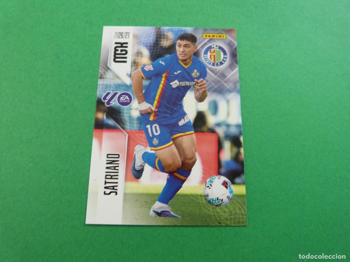 Coleccionismo cromos antiguos: TRADING CARD FUTBOL SATRIANO GETAFE C.F. N&ordm; 197 LIGA MEGACRACKS 2026-2027/26-27 PANINI
